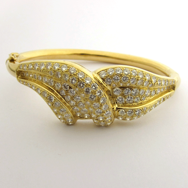 Bracelet or diamants 131 - Bijou vintage occasion