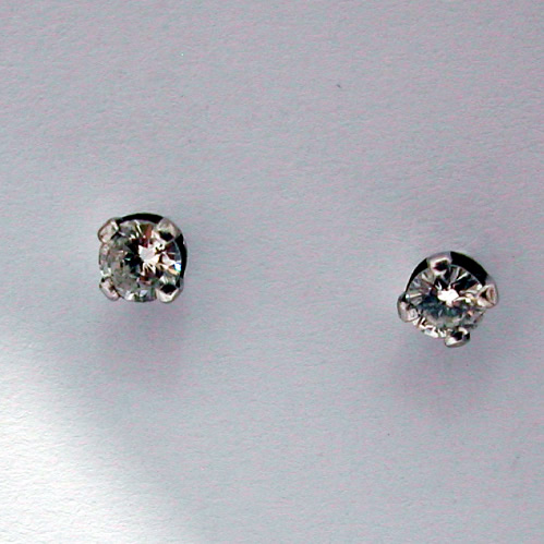 Boucles d'oreilles diamants 40