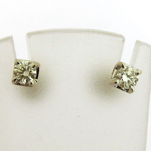 Boucles d'oreilles diamants occasion 155