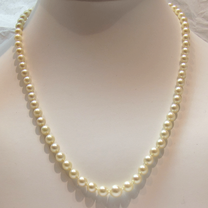 Collier de perles de culture du Japon 162