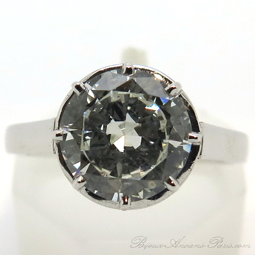 Solitaire diamant 1,98 carat 1732