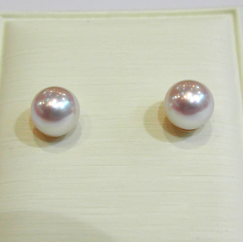 Boucles doreilles perles de culture du Japon 53