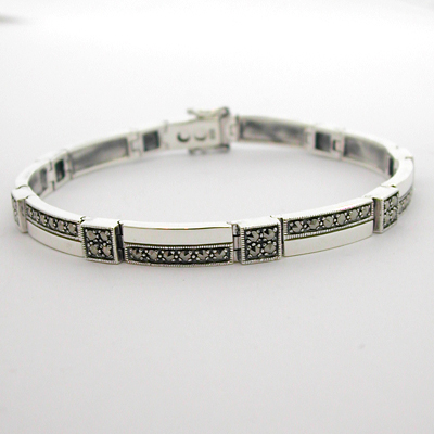 Bracelet argent 111  Bijou de style Art dco