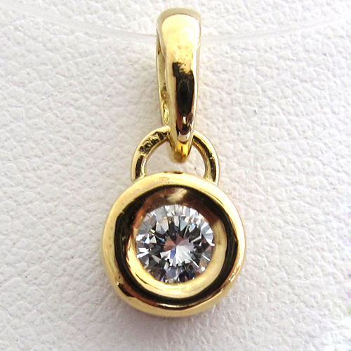 Pendentif or diamant 195